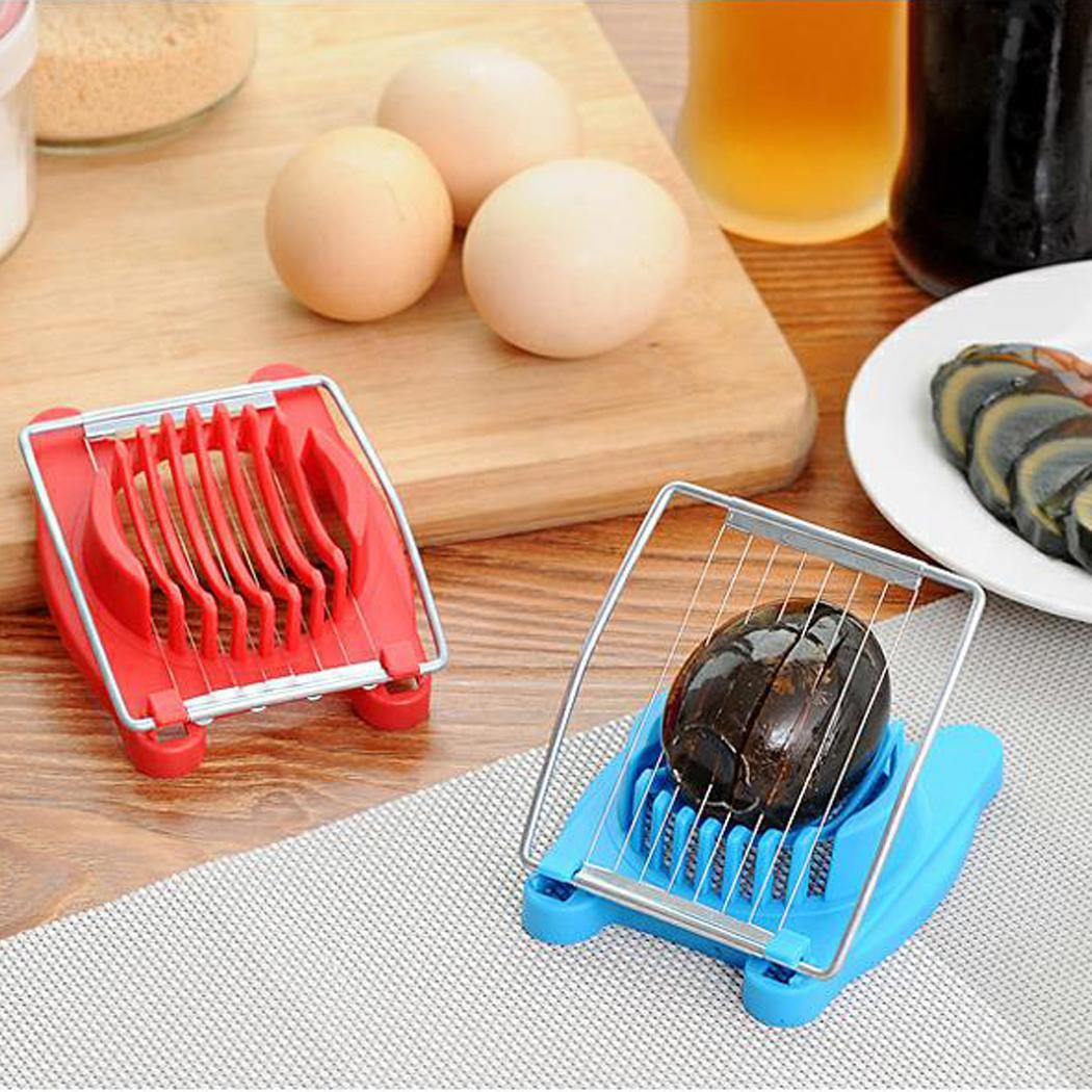New Stainless Steel Boiled Egg Slicer Cutter Mushroom Tomato Kitchen